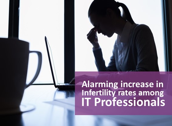 Alarming increase in Infertility rates among IT Professionals
