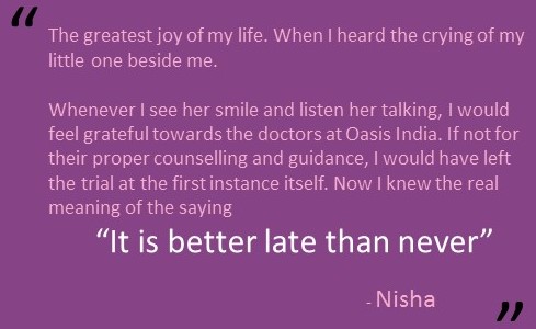 “It is better late than never” Success Story of Nisha