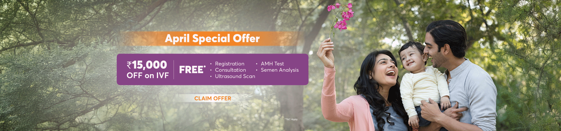 April Special Offer 